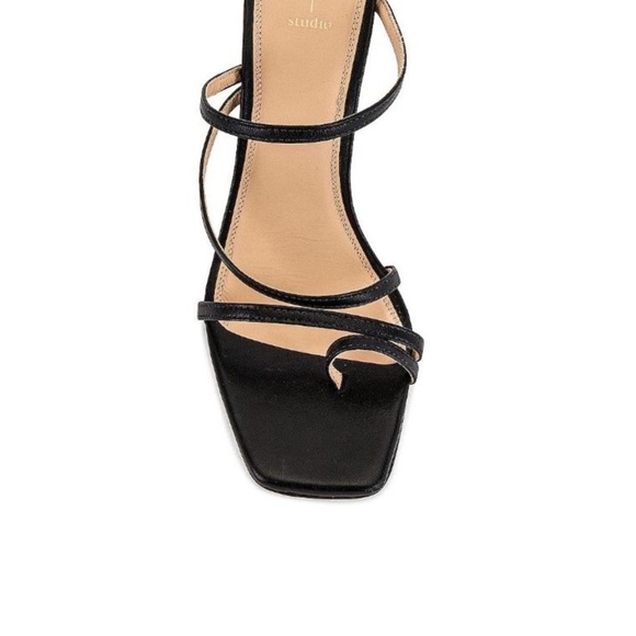 Black Suede Studio Cindy Sandal, EU Size: 39 - Picture 4 of 13